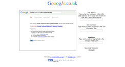 Desktop Screenshot of gooogie.co.uk